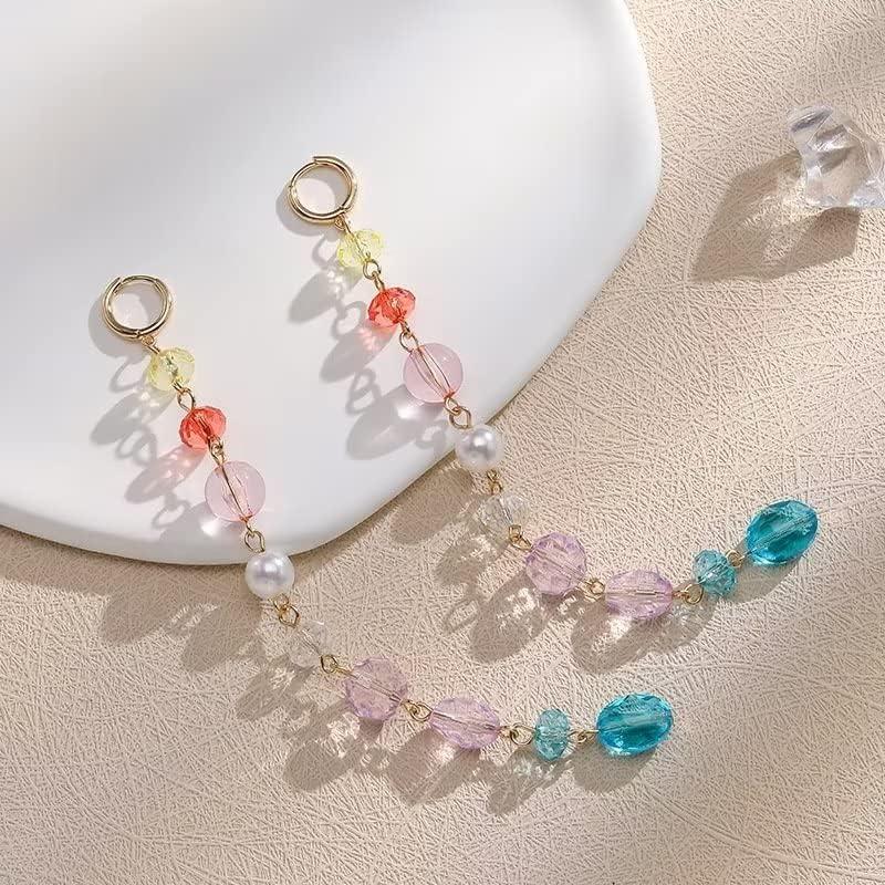 【並行輸入品】Azusa サングラス ビーズ ドロップイヤリング 低刺激性 軽量 ビーズ ロング ドロップ ダングル スレッダー イヤリング フェステ_2