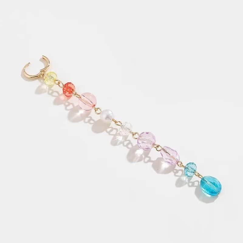 【並行輸入品】Azusa サングラス ビーズ ドロップイヤリング 低刺激性 軽量 ビーズ ロング ドロップ ダングル スレッダー イヤリング フェステ_3