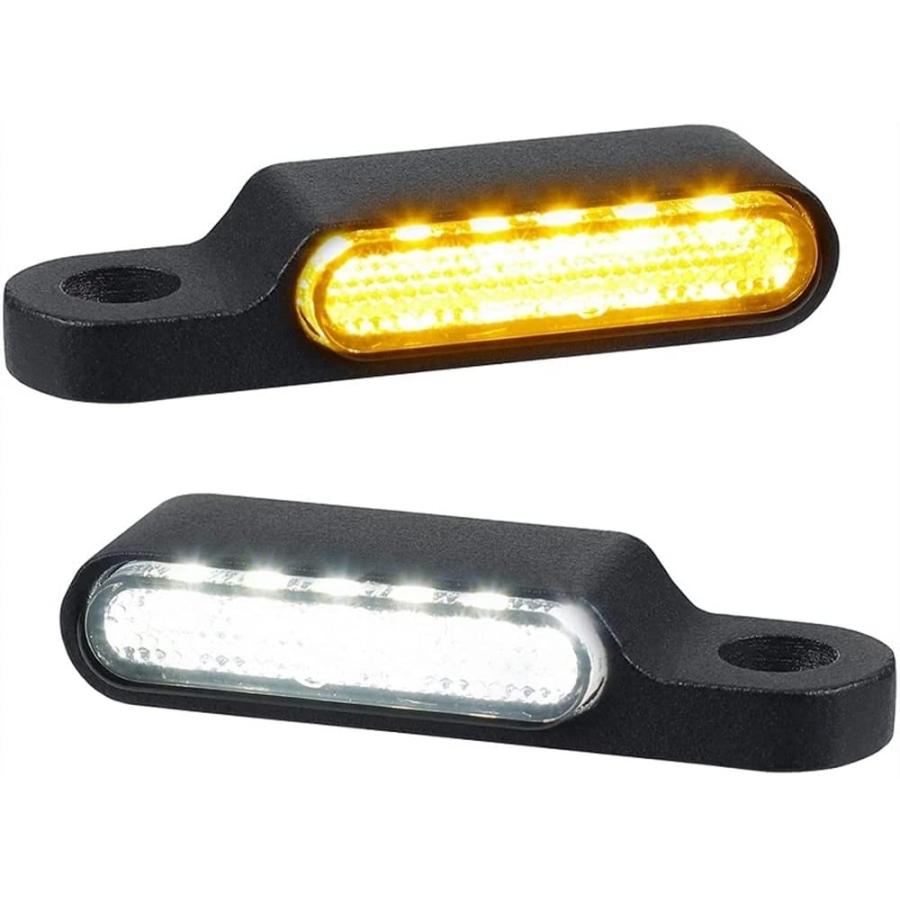 【並行輸入品】KAFARE Motorcycle turn lights 2Pcs Motorcycle Mini Turn Signal Runniの画像