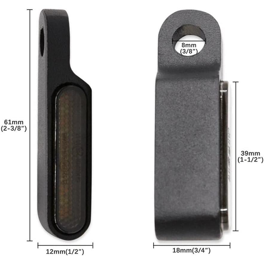 【並行輸入品】KAFARE Motorcycle turn lights 2Pcs Motorcycle Mini Turn Signal Runniの画像