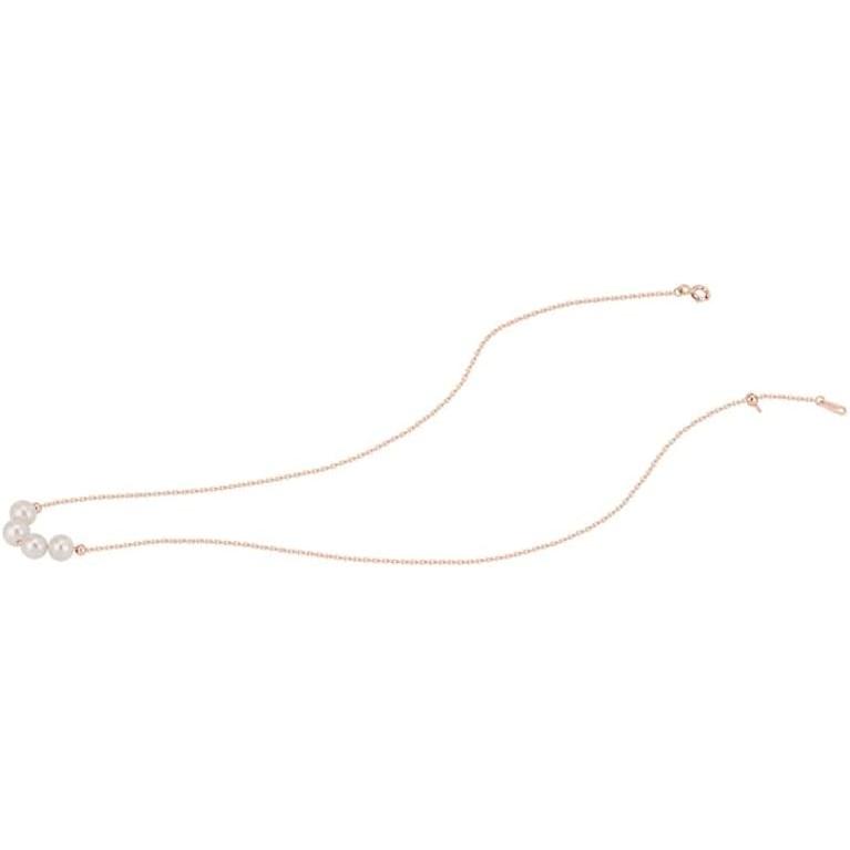 【並行輸入品】YASEZ Pearl Necklace 925 Silver Design Sense Niche Choker Collarboneの画像