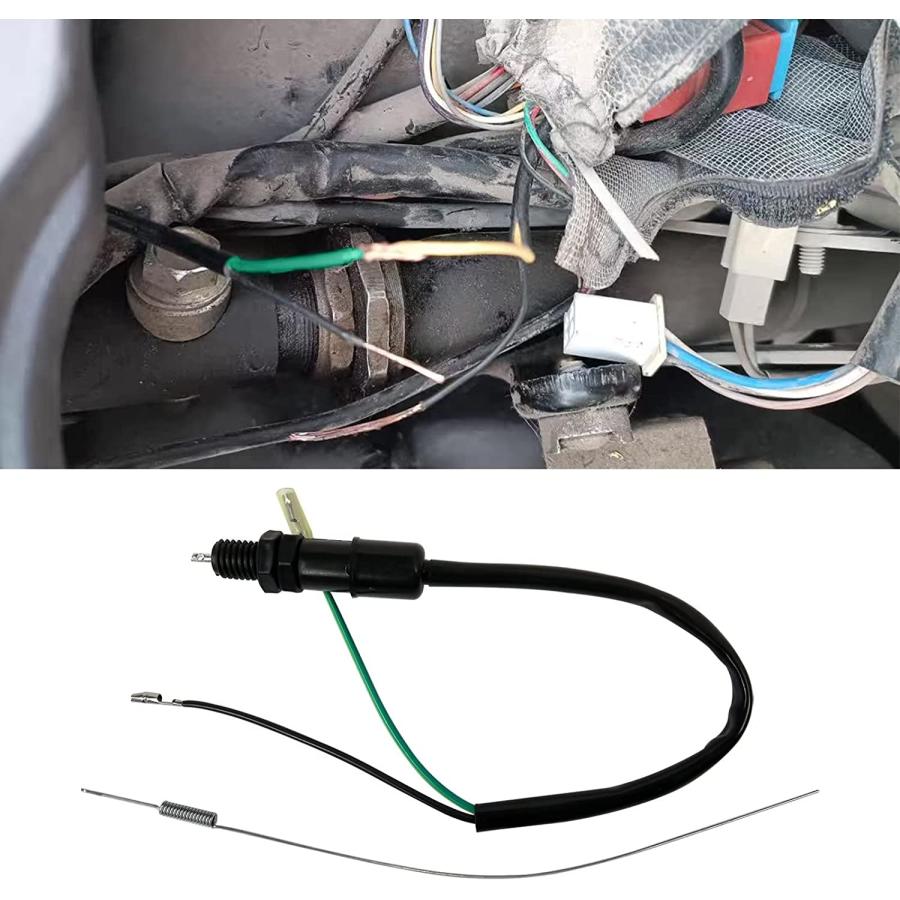 【並行輸入品】Motorcycle Rear Brake Stop Light Switch with Steel Spring Kit Compat_2