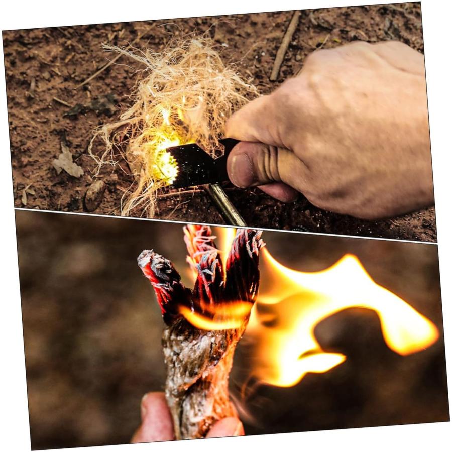 CLISPEED Camping Lighter 20 Pcs Kindling Twine Fireplace Lighters Fireplace Tools Pro Tools Camping Tool Fire Rope Outdoor Survival Flint Numb Matc｜dep-dreamfactory｜07