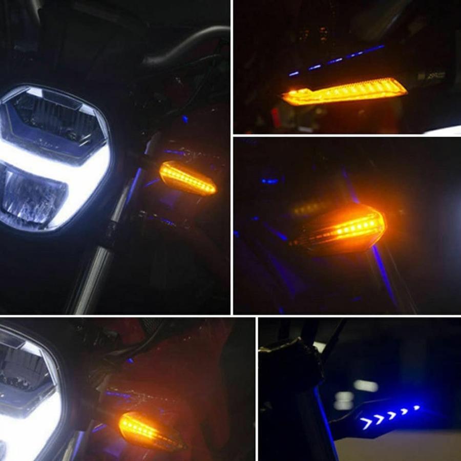 【並行輸入品】MAANYA motorcycle turn signal 2PCS DC 12V Motorcycle Lumens Turn Sigの画像