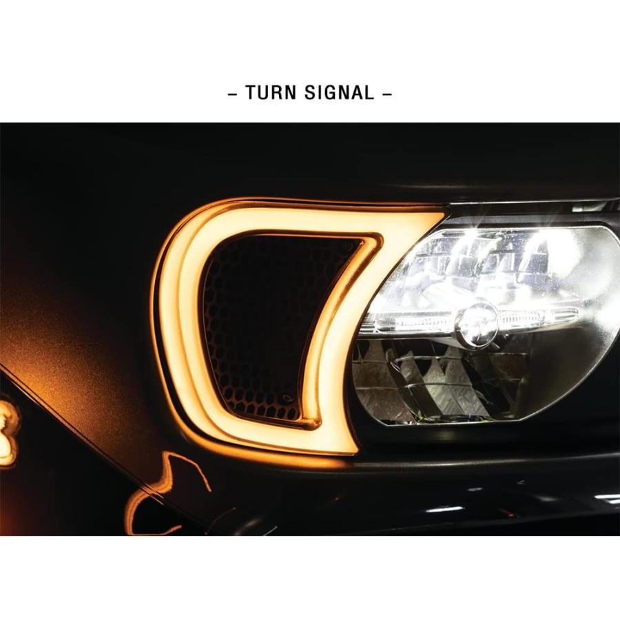 【並行輸入品】M Maintenanse Motorcycle LED Trim Lights For Harley Road Glide '15-Uの画像