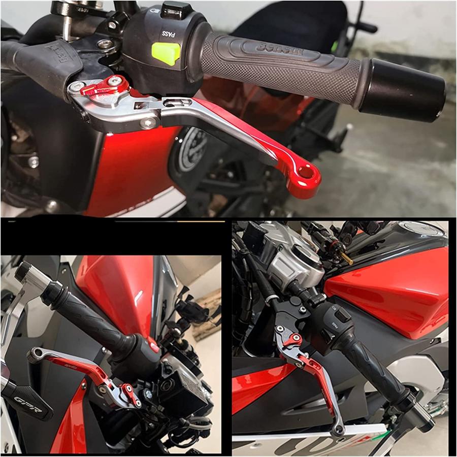 【並行輸入品】Adjustable Brake Clutch Levers CNC Motorcycle Brakes Clutch Levers f_4