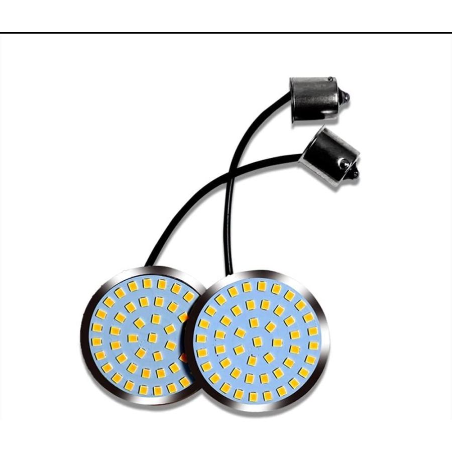 【並行輸入品】Motorcycle turn lights Amber Turn Signal Light Bulbs For Harley Daviの画像