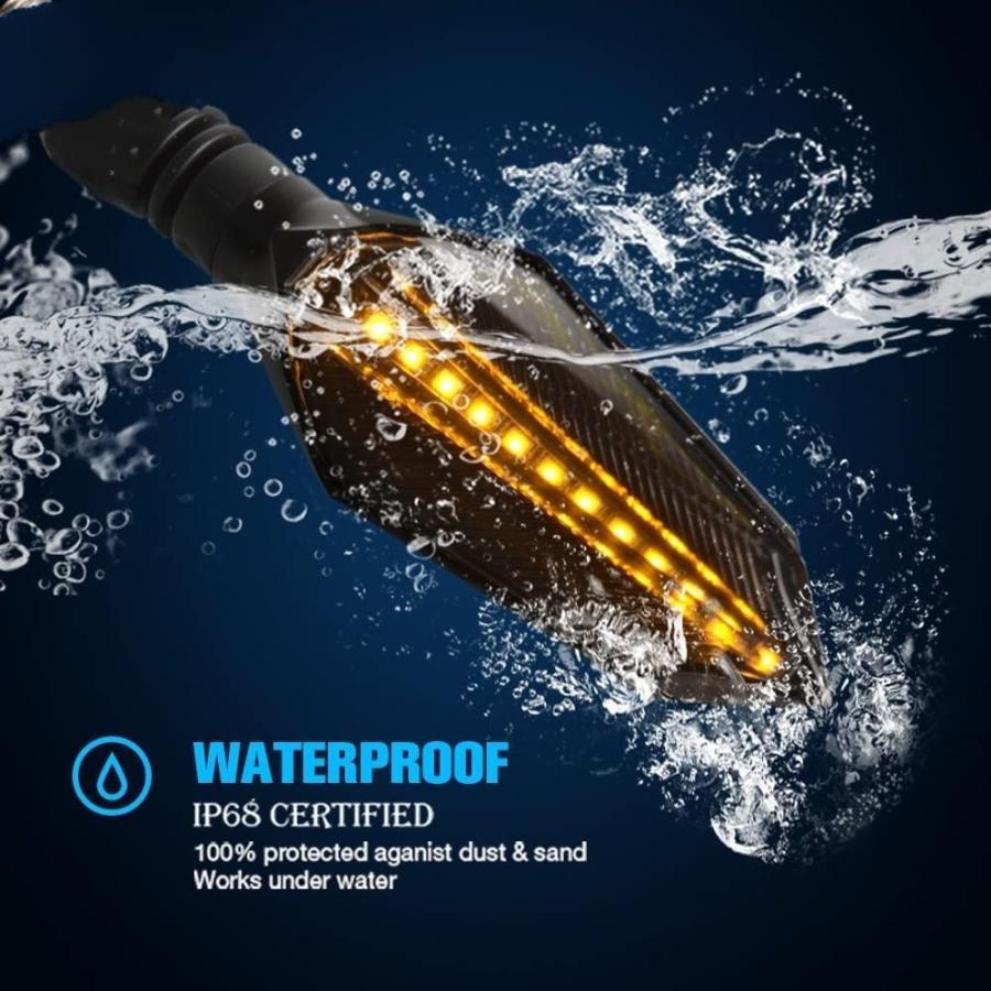 【並行輸入品】Motorcycle turn lights Motorcycle Turn Signal Light Indicator Blinkeの画像