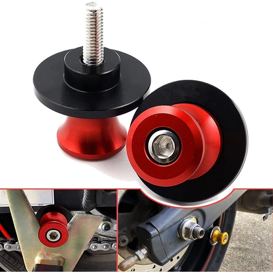 【並行輸入品】RAICAR Motorcycle 8MM Swing Arm Spool CNC Bracket Screw for Honda VF_2