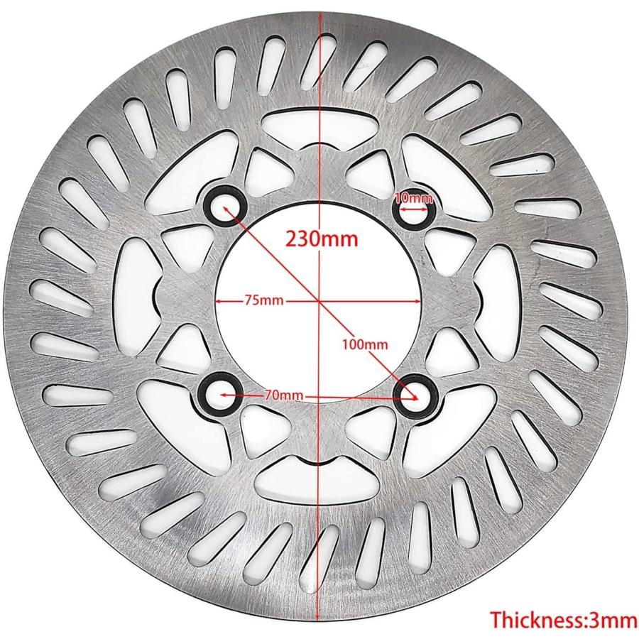 motorcycle brake disc Motorcycle Brake Disc Plate Rotor 230MM For Dirt ...