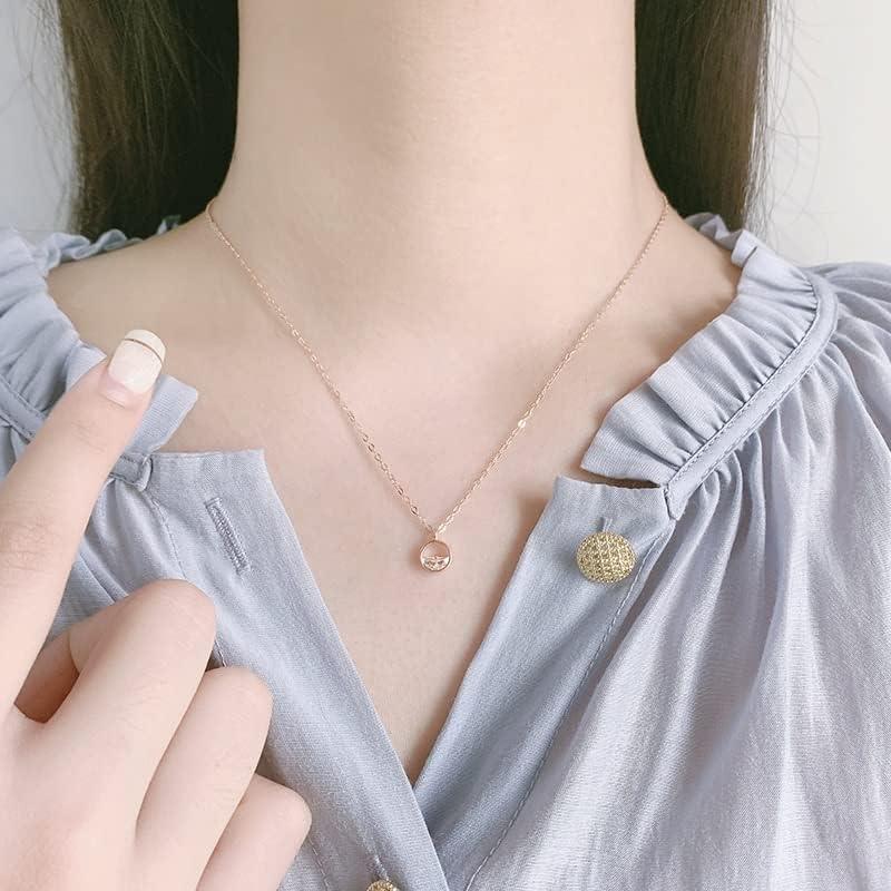 【並行輸入品】SLNFXC Necklace Simple Pendant Literary and Fresh Sweater Chain Collの画像