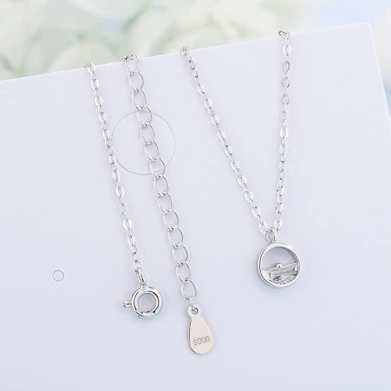 【並行輸入品】SLNFXC Necklace Simple Pendant Literary and Fresh Sweater Chain Collの画像