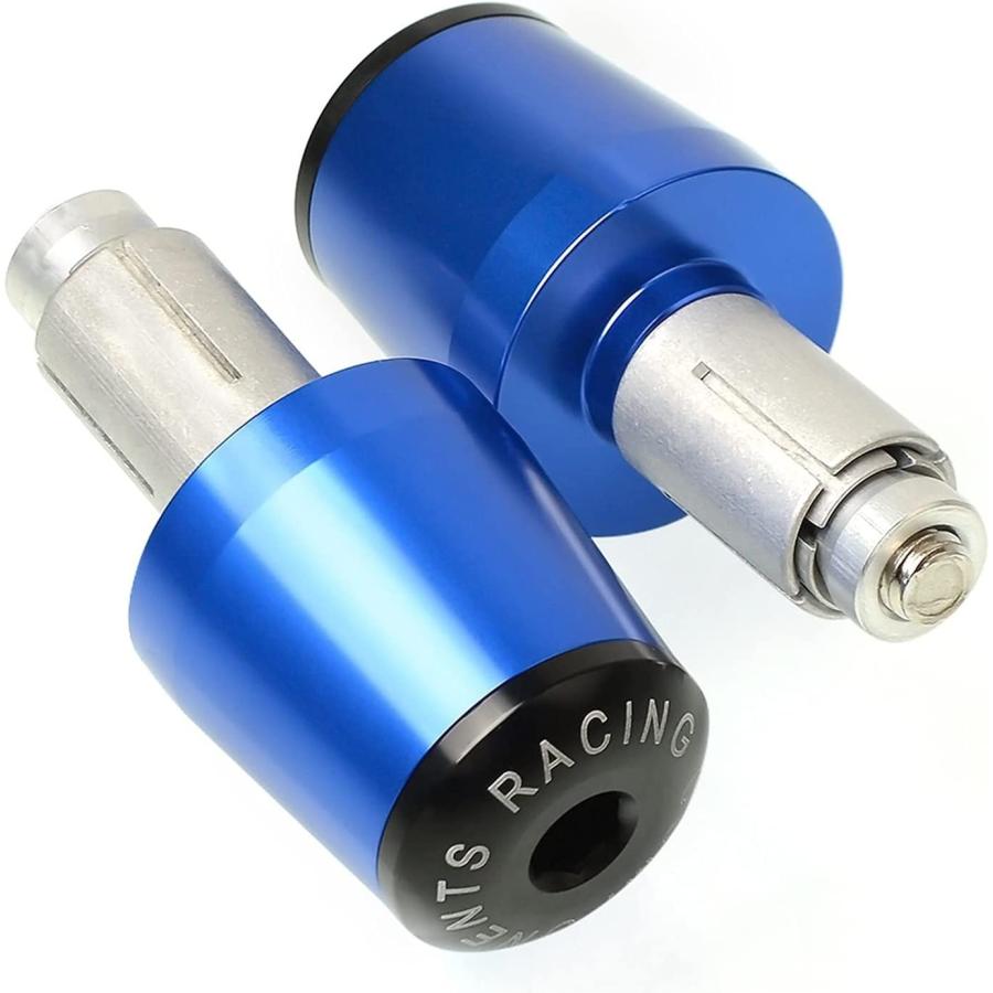 ORSQU Motorcycle CNC 22MM Handlebar Grips Handle Bar Cap End Plugs for