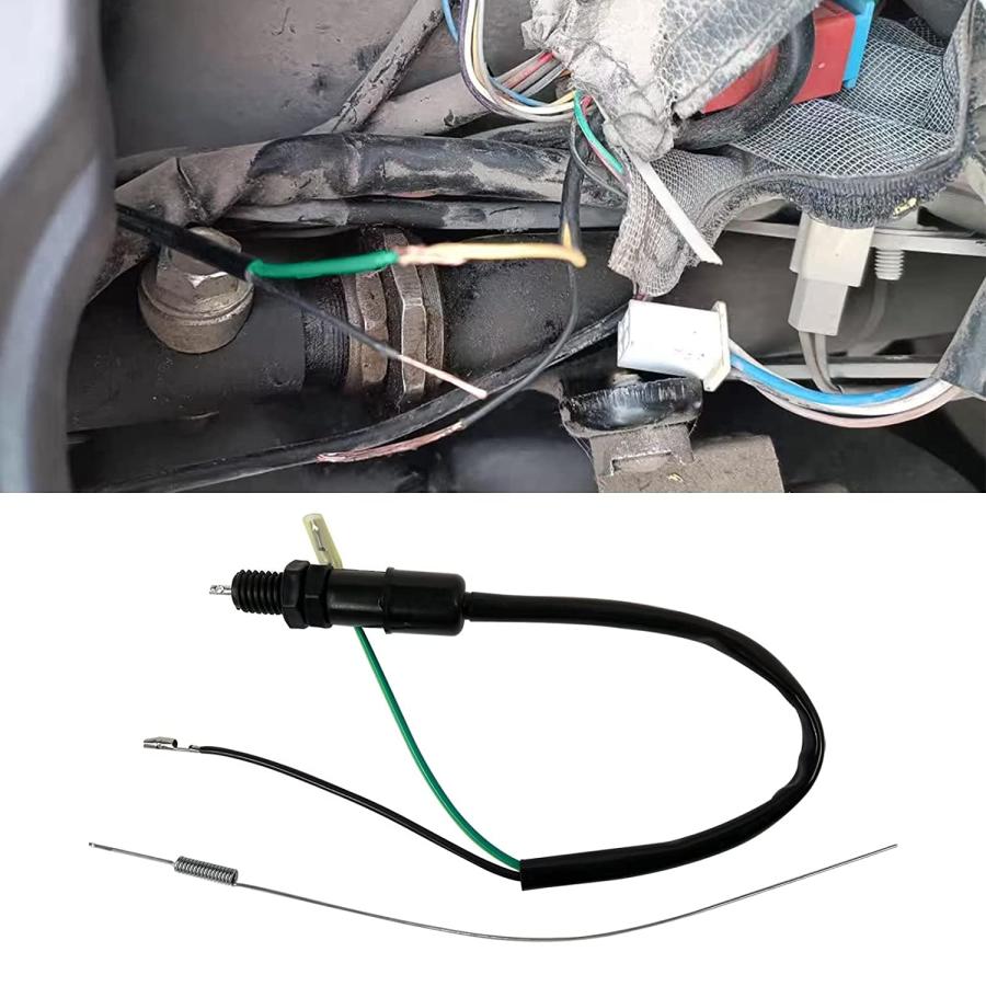 【並行輸入品】Universal Motorcycle Rear Brake Light Switch with Steel Spring Kit C_2