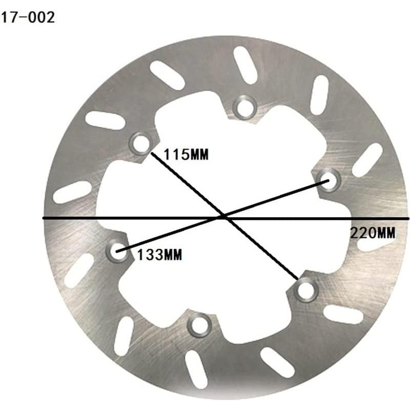 【並行輸入品】motorcycle brake disc 220MM Motorcycle Rear Brake Disc Rotor For Yam