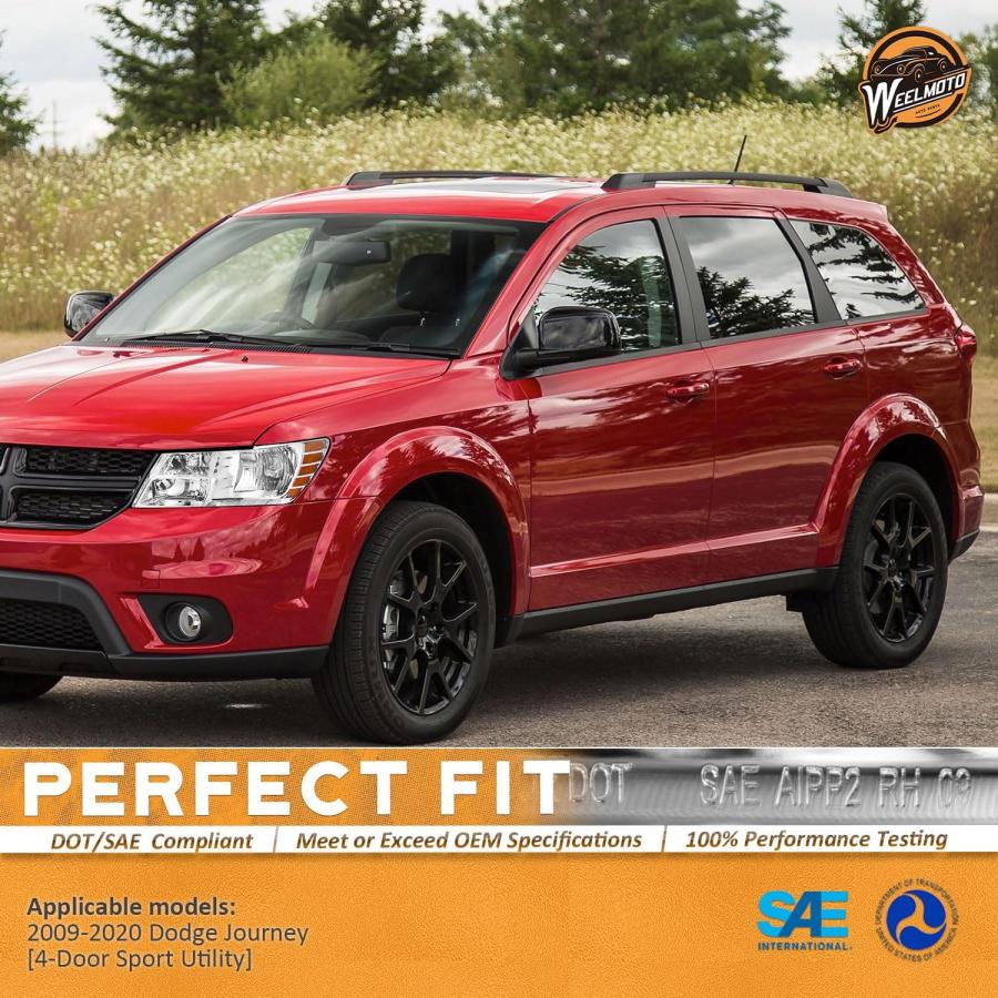 【並行輸入品】WEELMOTO 2009-2015 DODGE JOURNEY ヘッドライトアセンブリ 交換用 09 10 11 12 13 14 1の画像