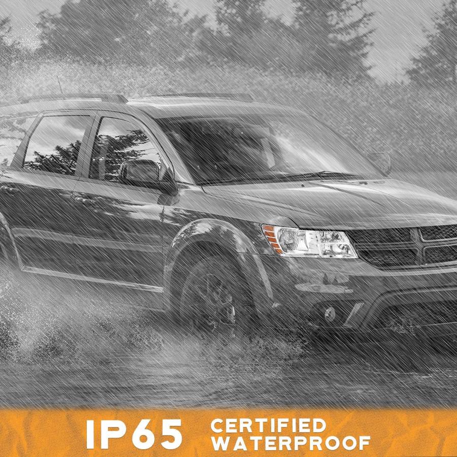 【並行輸入品】WEELMOTO 2009-2015 DODGE JOURNEY ヘッドライトアセンブリ 交換用 09 10 11 12 13 14 1の画像