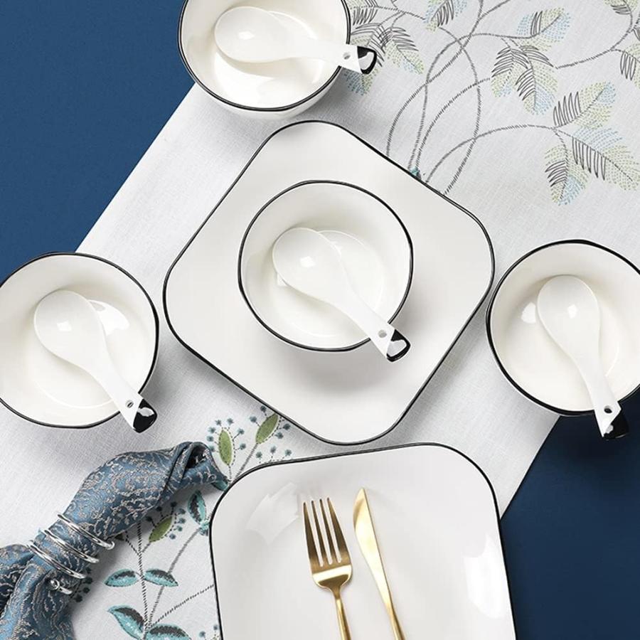 並行輸入品】29 56 PCSセラミック食器セット食器皿プレート