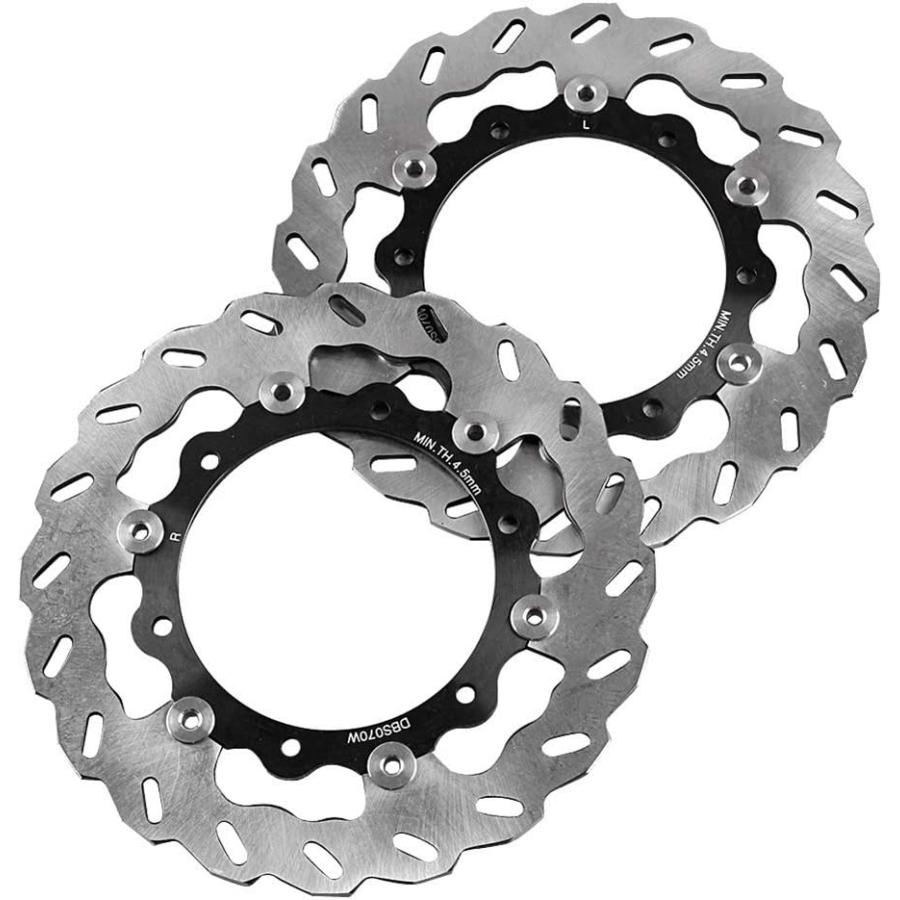 【並行輸入品】FSFY Pair Motorcycle Front Brake Disc Rotor Replacement for Yamaha X_2
