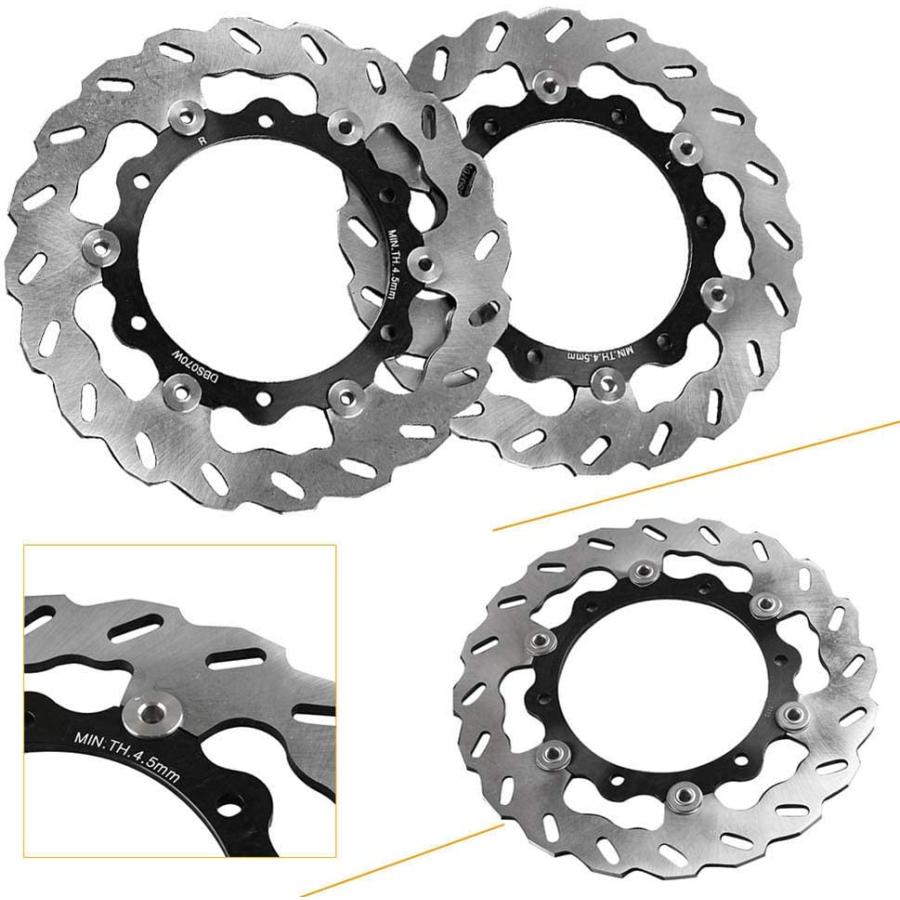 【並行輸入品】FSFY Pair Motorcycle Front Brake Disc Rotor Replacement for Yamaha X_3