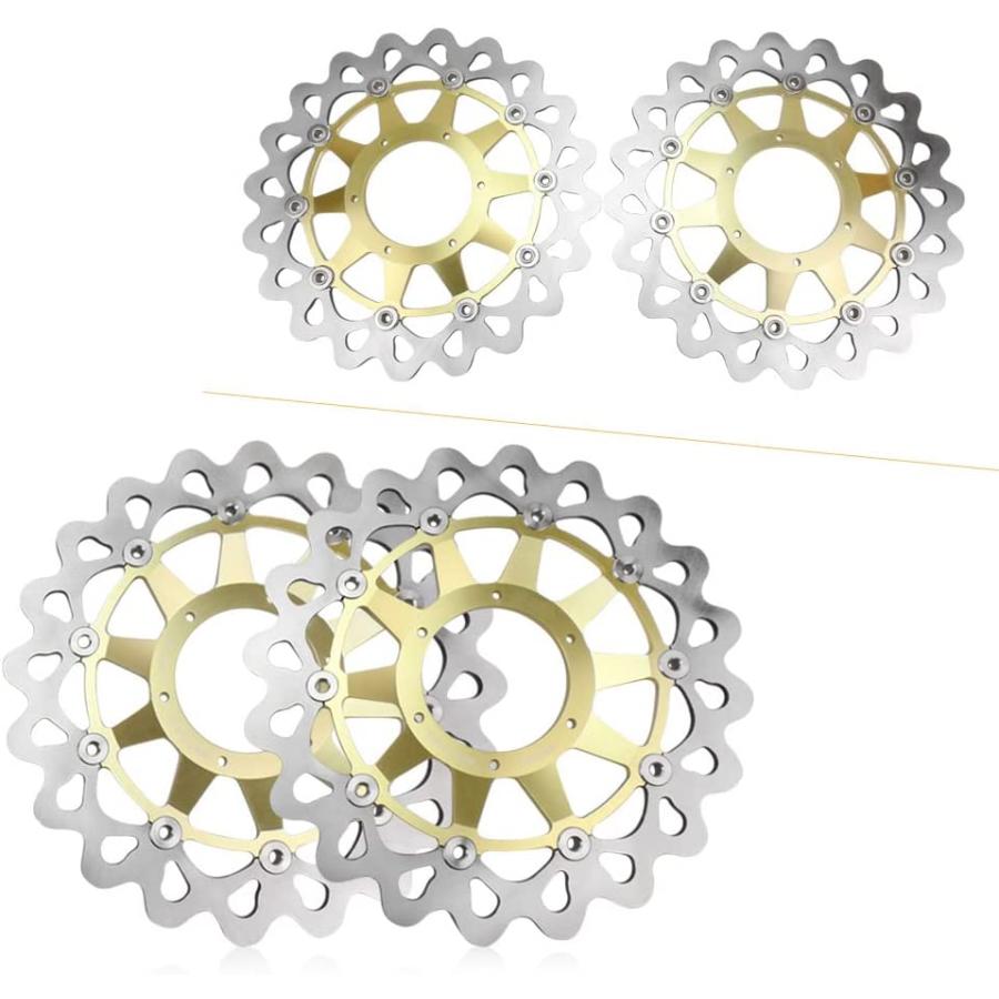 【並行輸入品】FSFY Motorcycle Brake Rotors Parts Front Brake Disc Rotors Stainless_1