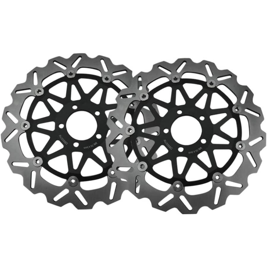 FSFY Black Front Disc Brake Rotor Motorcycle Assembly Brake