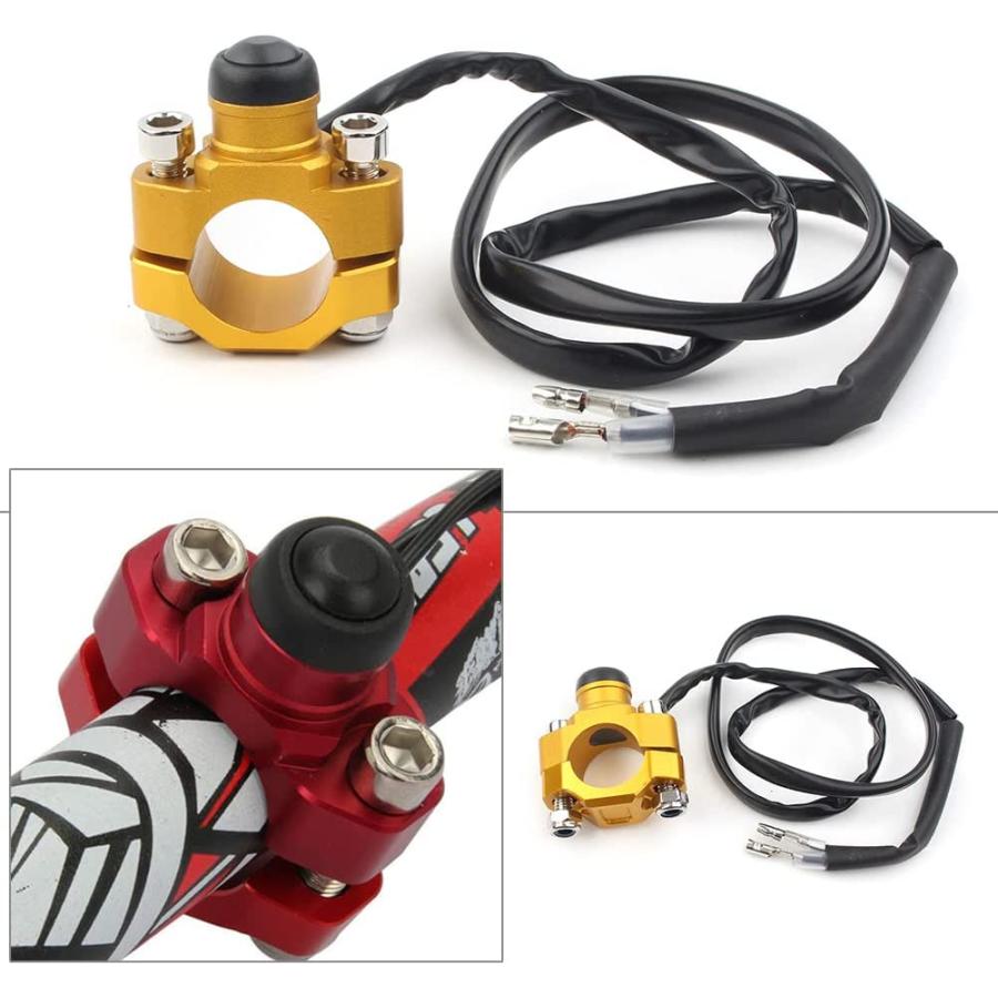 【並行輸入品】LIRU Universal Motorcycle Kill Stop Switch Horn Button Handlebar Mouの画像