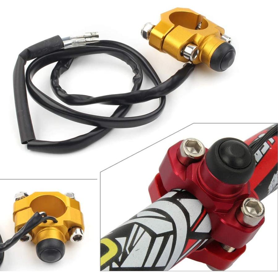 【並行輸入品】LIRU Universal Motorcycle Kill Stop Switch Horn Button Handlebar Mouの画像
