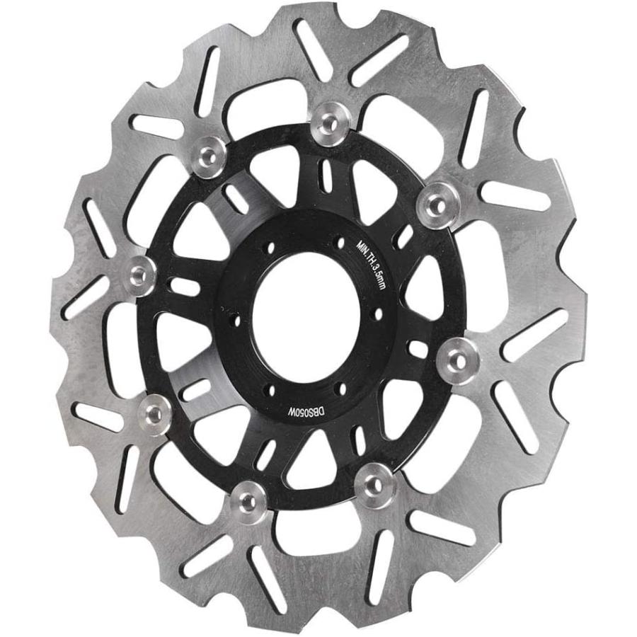 並行輸入品】LIRU Black Front Disc Brake Rotor Motorcycle