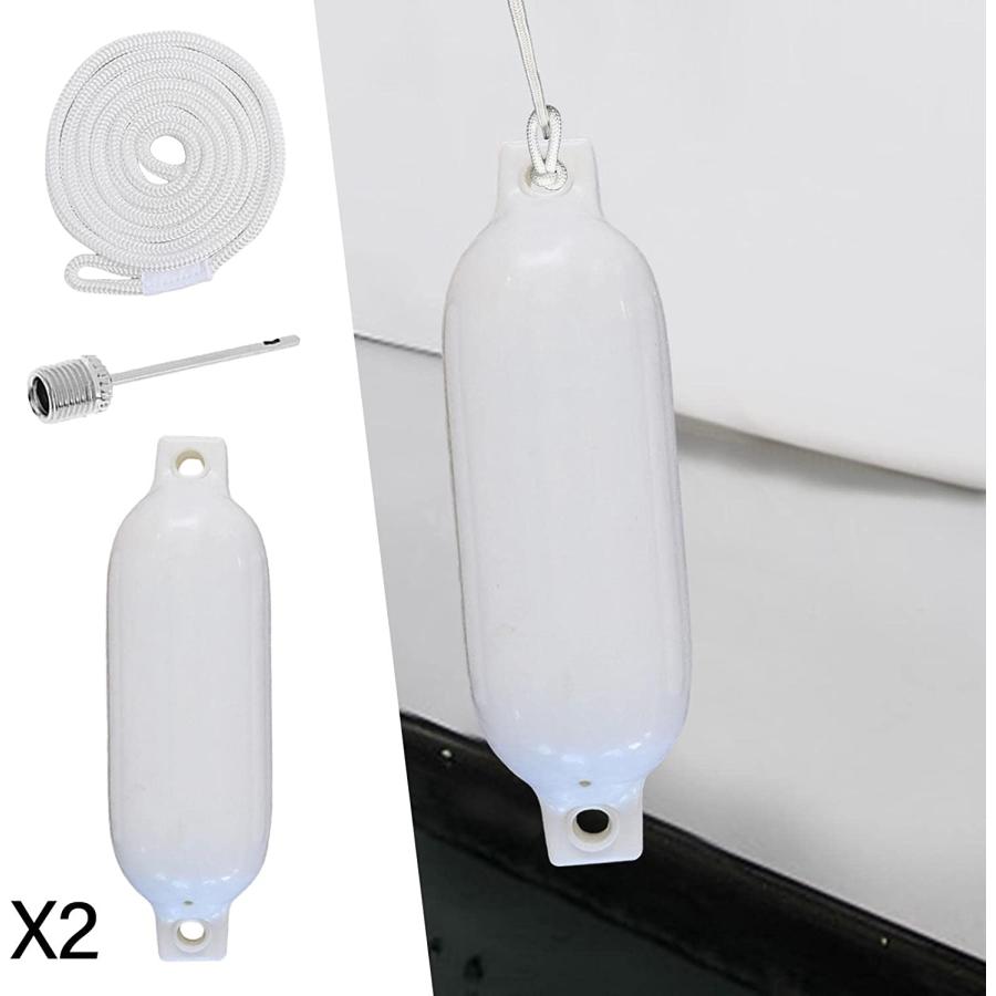 【並行輸入品】UGPLM 2Pcs Boat Fender Protectors Swim Buoy Mooring Buoy Anchor Buoyの画像