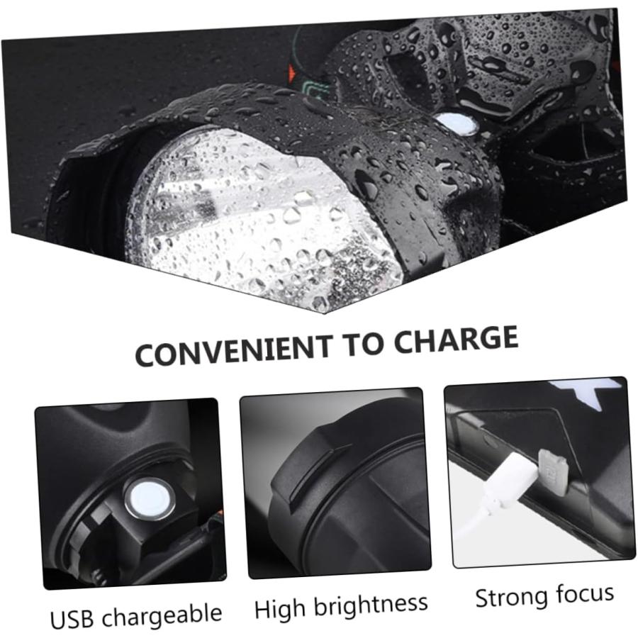 【並行輸入品】CRILSTYLEO 1 Set Headlamp Super Bright Flashlight Running Headlamp B_2