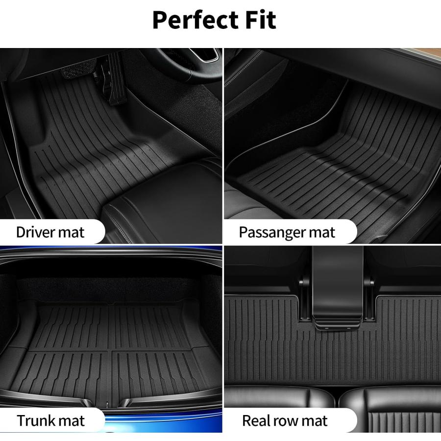 ☆テスラモデル3 フロアカーペット 純正 美品☆ Amazon | テスラモデル3 専用 カーマット ラバー 3D立体フロア