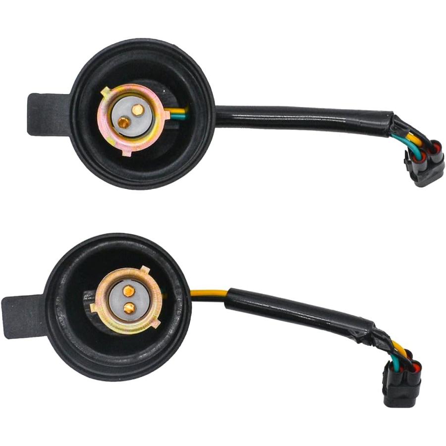 【並行輸入品】Cylinman 右&左側ヘッドライトソケット ライトコード ヤマハ ラプター 250 350 700 250R 350R 700R ウ