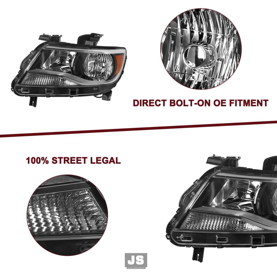 並行輸入品】JSBOYAT 2015-2022 シボレー コロラド ヘッドライト