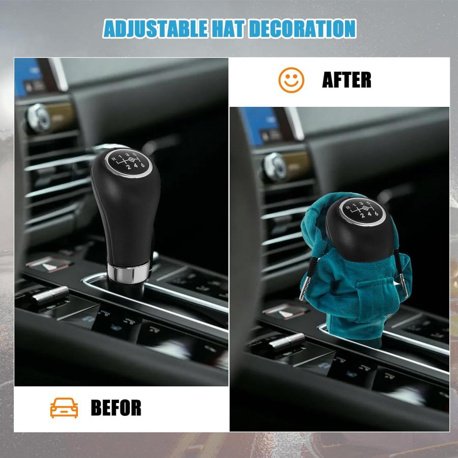 【並行輸入品】DoSTHin Hoodie Car Gear Shift Knob Cover  Universal Fit Shift Gear Cの画像