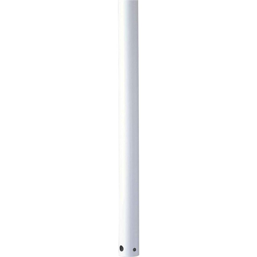 Progress Lighting P260430 18Inch Fan Downrod White by Progress