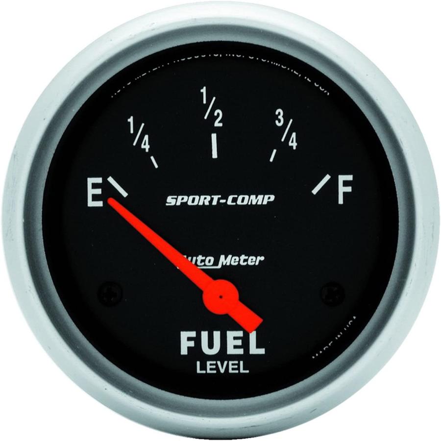 【並行輸入品】 Auto Meter 3514 Sport-Comp Electric Fuel Level Gauge 2 5/8inch ...