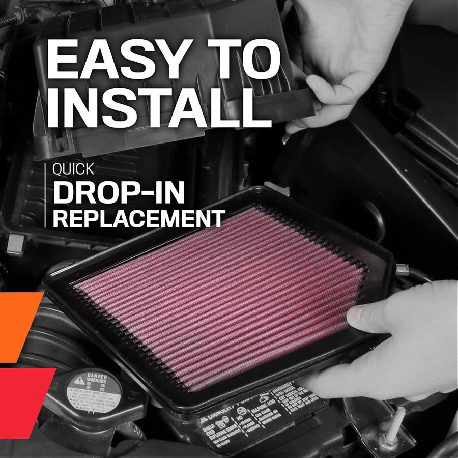 K&N 33-2309 High Performance Replacement Air Filter　並行輸入品