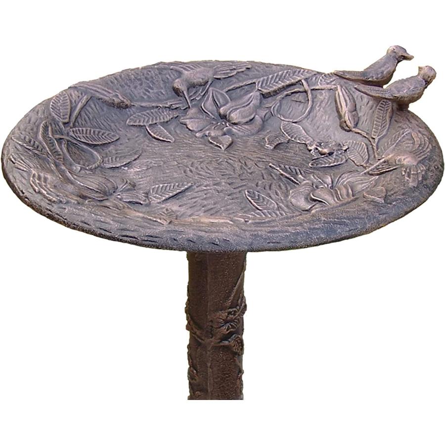 Oakland Living Hummingbird Bird Bath  Antique Bronze　並行輸入品｜dep-good-choice｜02