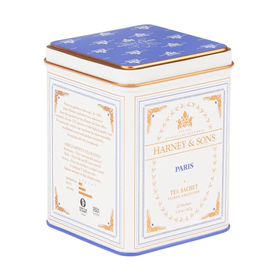 【並行輸入品】 ハーニー&サンズ（HARNEY&SONS） PARIS / パリ（ サシェ 20個入 ) 《 CLASSIC 》 紅茶 ティーバッグ　