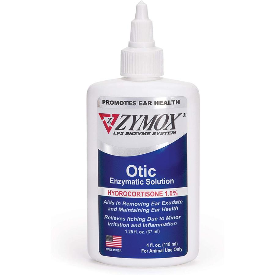 Zymox Otic Enzymatic Solution for Dogs and Cats to Soothe Ear