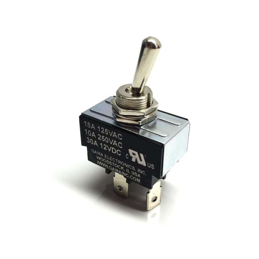 30　Amp　Toggle　SPST　On-Off　Switch　並行輸入品