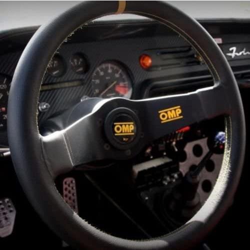 OMP ステアリング RALLY ラリー ブラック レザー 350mm ディープ OMP ステアリング RALLY ラリー ブラック レザー 350mm ディープ