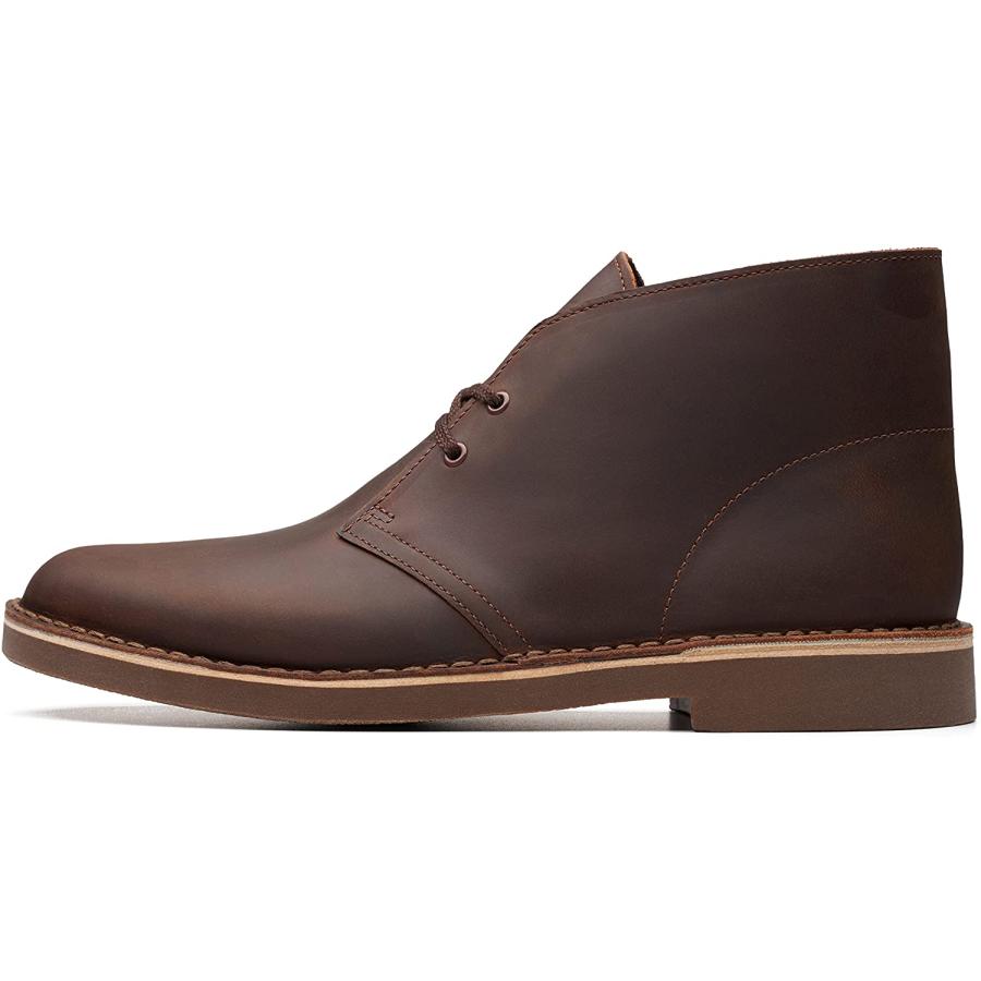 Clarks men's bushacre 2 clearance chukka boot dark brown