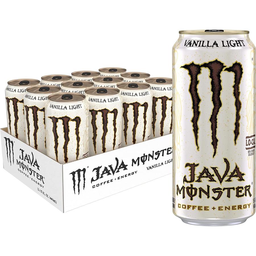 並行輸入品】 Monster Energy Java Vanilla Light Coffee + Drink 15