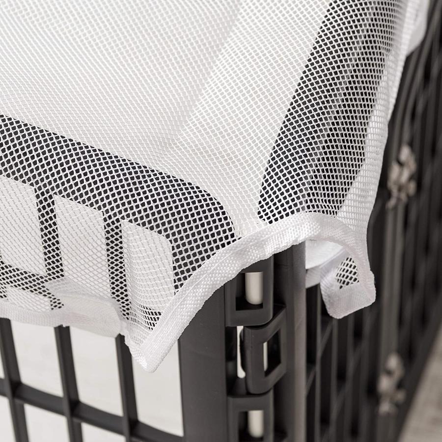 【並行輸入品】 IRIS Plastic Pet Playpen/Roof for 4 Panel Pen by IRIS USA Inc.　_5