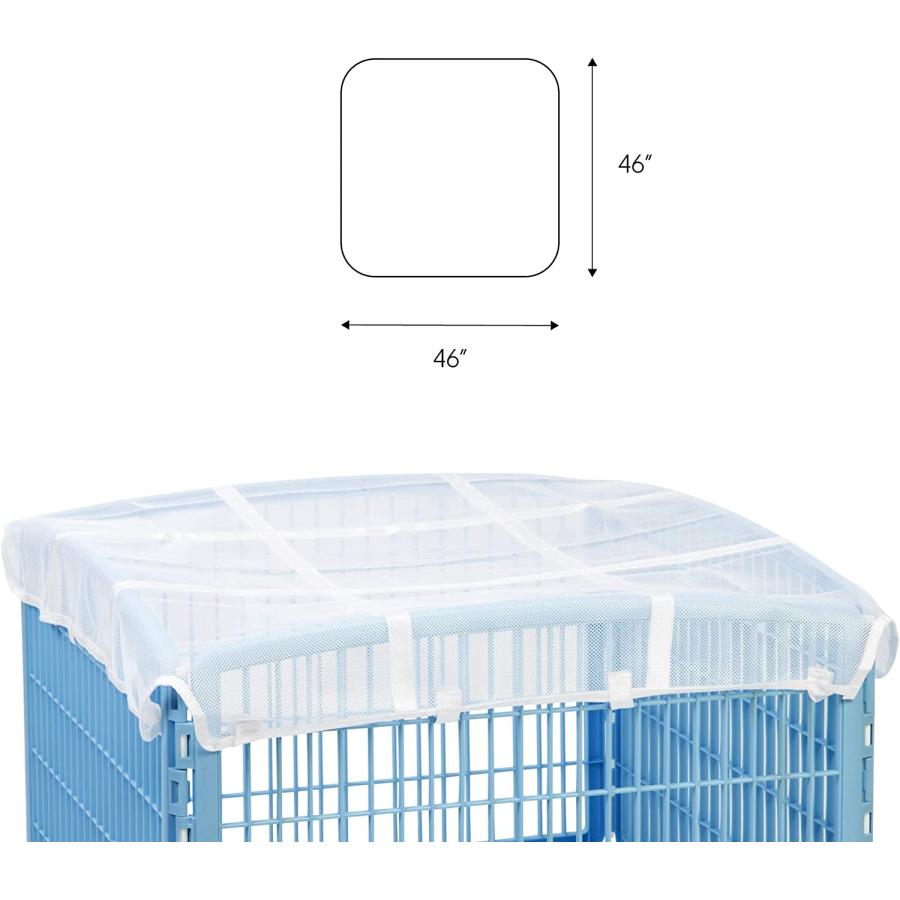 【並行輸入品】 IRIS Plastic Pet Playpen/Roof for 4 Panel Pen by IRIS USA Inc.　_6