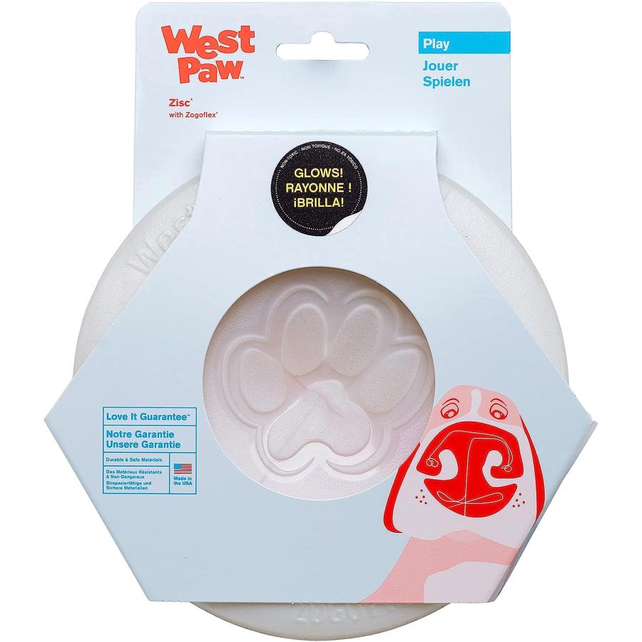 【並行輸入品】 West Paw ゾゴフレックス ジスク 犬 おもちゃ ペット用品 犬 フリスビー 投げるおもちゃ 犬用品 光るフライングディスク 水