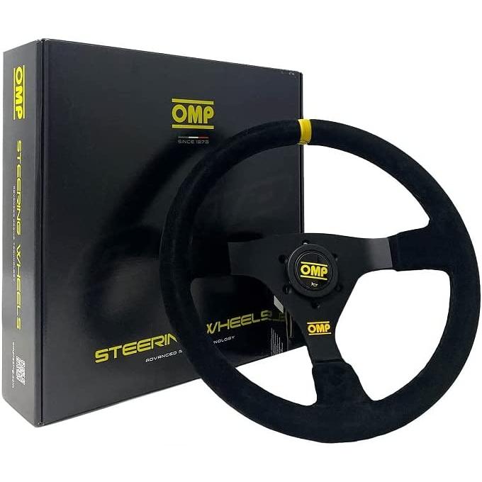 OMP WRC ブラックスエード Amazon | OMP ステアリング WRC ブラック スエード OD/1979/N