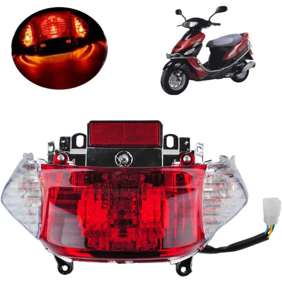 【並行輸入品】 Poweka GY6 テールライト テールライト シェンキ Chuanl Taotao Sunny SSR IceBear 49cc_5